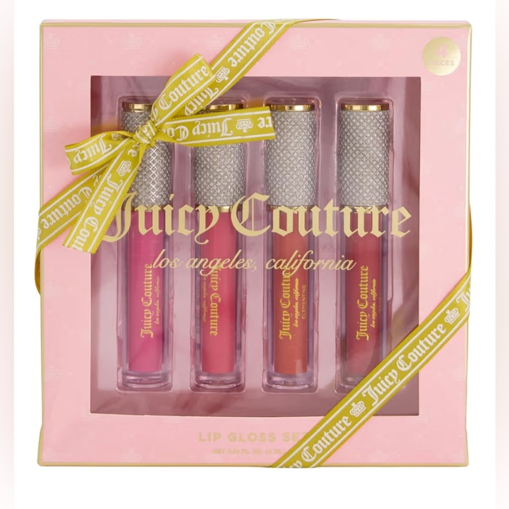 JUICY COUTURE 4 PACK LUXURIOUS LIP GLOSS SET